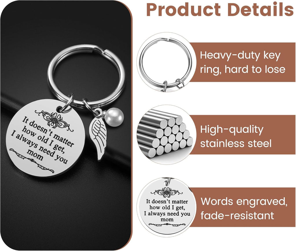 “Always Need You Mom” Keychain