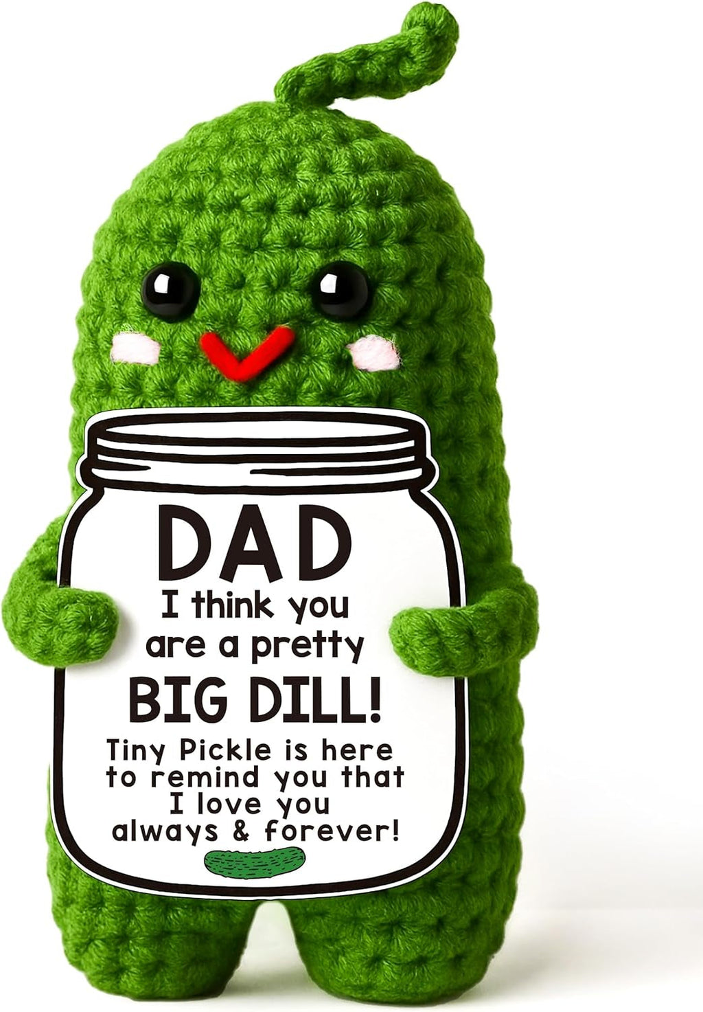 Cute Crochet Pickle Love Gift