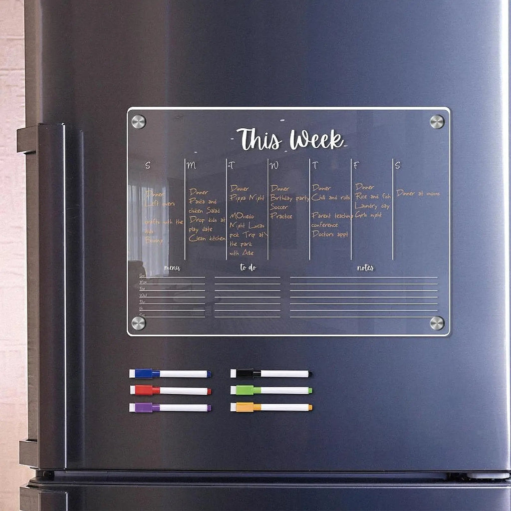 Reusable Fridge Calendar & Weekly Planner