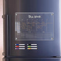 Reusable Fridge Calendar & Weekly Planner