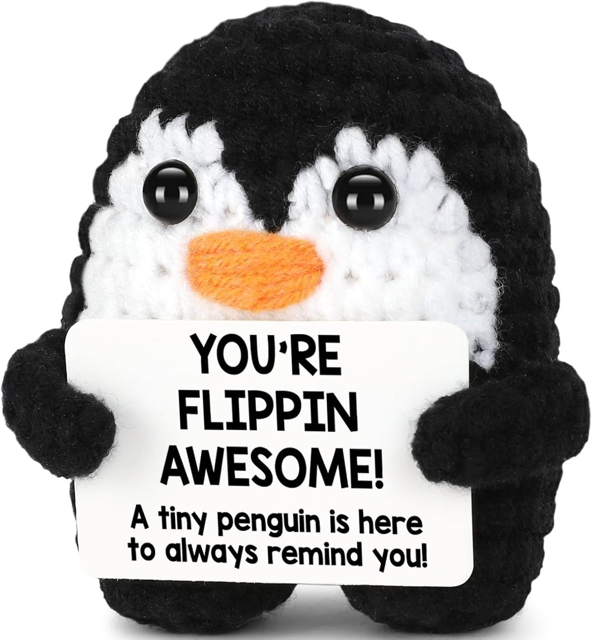 Crochet Penguin Love Gift