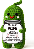Cute Crochet Pickle Love Gift