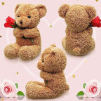 Huggable Bear with Flower