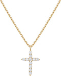 14K Gold Plated Cross Necklace