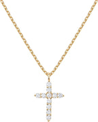 14K Gold Plated Cross Necklace