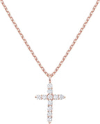 14K Gold Plated Cross Necklace