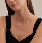 14K Gold Plated Layering Necklace