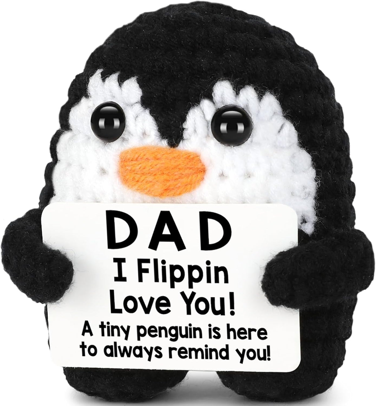 Crochet Penguin Love Gift
