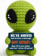 Unique Crochet Alien Gift