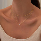 14K Gold Plated Layering Necklace