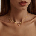 14K Gold Plated Layering Necklace