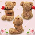 Huggable Bear with Flower