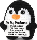 Crochet Penguin Love Gift