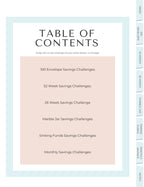 The Saving Challenge Book
