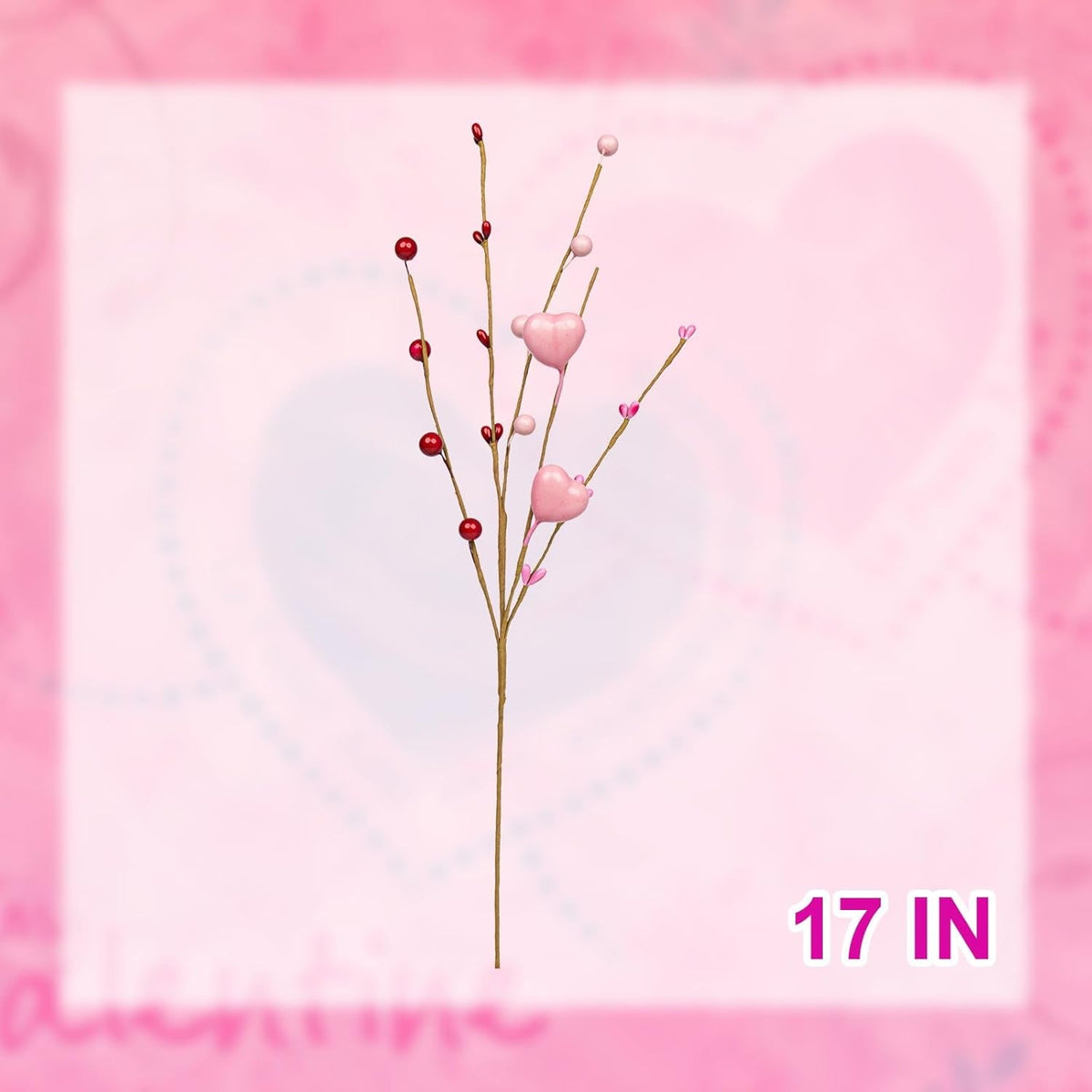 Heart Berry Stems Set