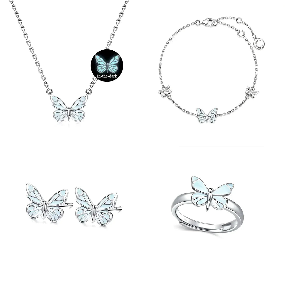 Luminous Blue Butterfly 4-in-1 Bundle