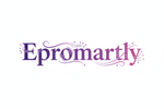 Epromartly Purple Text Logo