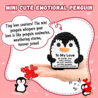 Crochet Penguin Love Gift