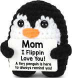 Crochet Penguin Love Gift
